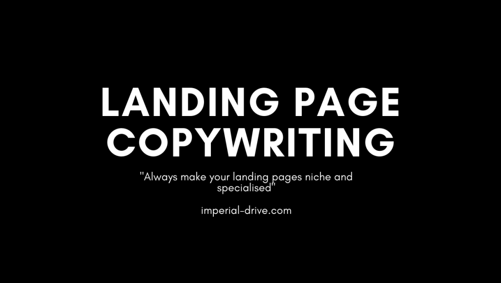 landing page copywriting