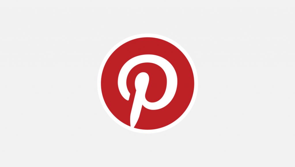 An image showing the Pinterest logo 